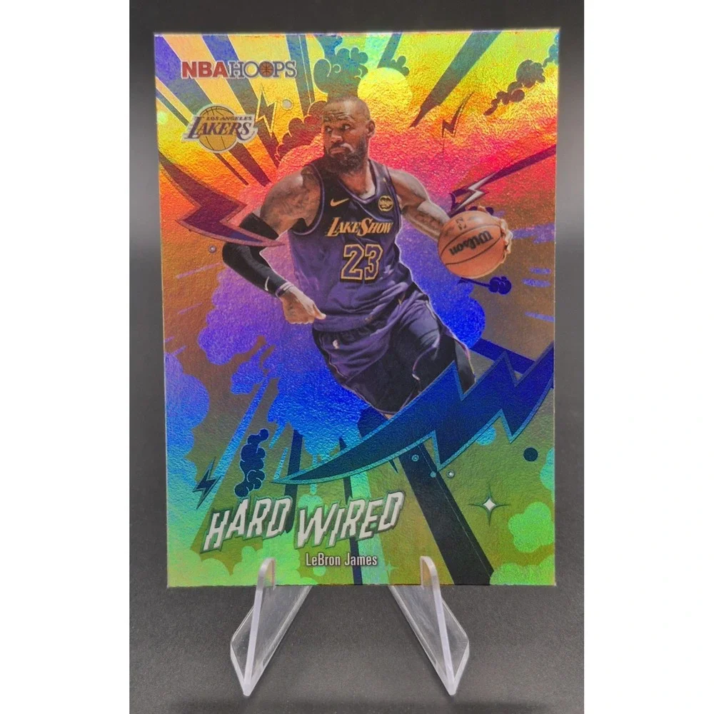 2026 Topps NBA Hoops Lebron James #HW-11 Hard Wired Refractor LA Lakers 76ers